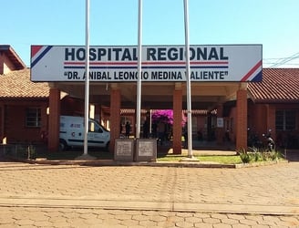 La adolescente fue llevada primeramente al Hospital Regional de Pedro Juan Caballero. Foto: archivo.