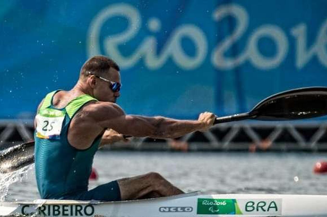 Caio Ribeiro, remero brasileño que participó en los Juegos.