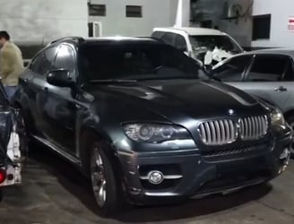 El lujoso BMW X6 acabó demorado en la comisaría. Imagen: NPY.