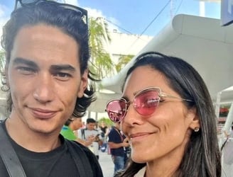 Lucía Sapena depertó envidia tras compartir un viaje con el actor uruguayo Enzo Vogrincic. Foto: @lusapena/Instagram