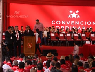 La convención comenzó cerca de las 9:00 de la mañana.  Foto: Jorge Jara - Nación Media.