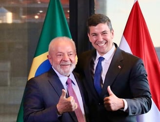 Peña y Lula Da Silva