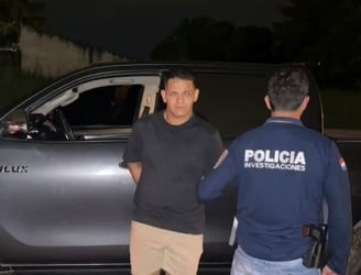 Matías Aron Vega, el segundo detenido en torno al asalto del cambista en el  microcentro de Asunción.