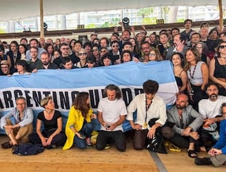 Cineastas argentinos se manifestaron en Cannes contra Javier Milei