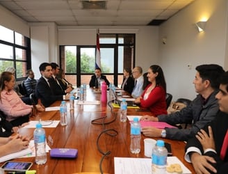 El equipo interinstitucional del Programa Exporta Fácil mantuvo una reunión. Foto: MIC.