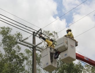La Administración Nacional de Electricidad reportó el corte de energía en Asunción y distritos de Central Foto: Ande.