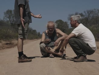 El filme trata sobre tres amigos, sus viajes por el Chaco y sus ácidas conversaciones. Foto: Gentileza