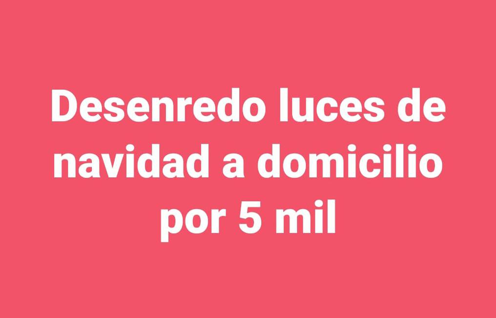 Meme sobre las luces de Navidad. Foto: Gentileza. 