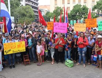 Marcha de mujeres, 8M. Foto: archivo.