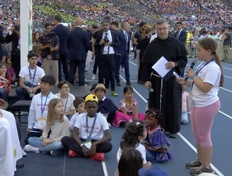 El papa Francisco en la primera Jornada Mundial de los Niños. Foto: Gentileza