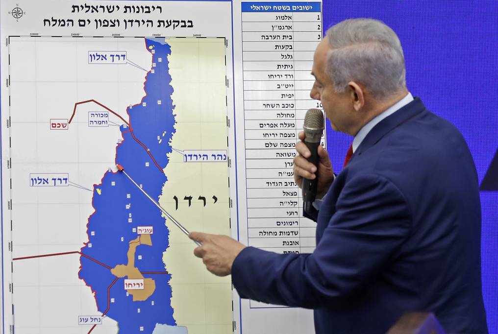 Netanyahu promueve plan de anexión de una parte de Cisjordania