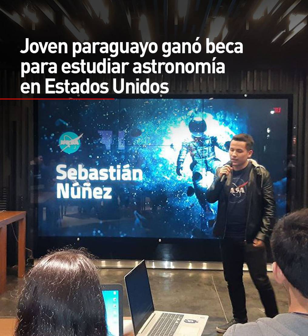 La Nación / Joven paraguayo ganó beca para estudiar astronomía en Estados  Unidos