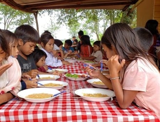 la desnutrición crónica afecta al 12,6% de la población, principalmente niños de áreas rurales. Foto: ONU / ilustrativa.