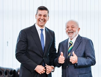 La nueva tarifa fue acordada bajo los Gobiernos de Peña y Lula.F.  Foto: Ricardo Stuckert / PR