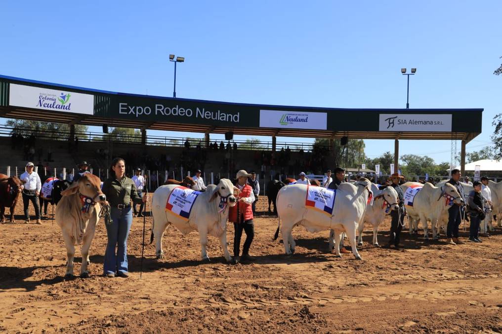 La Expo Rodeo Neuland, que se llevó a cabo del 8 al 14 de mayo en la Colonia Neuland, Chaco Central. Foto: Gentileza 