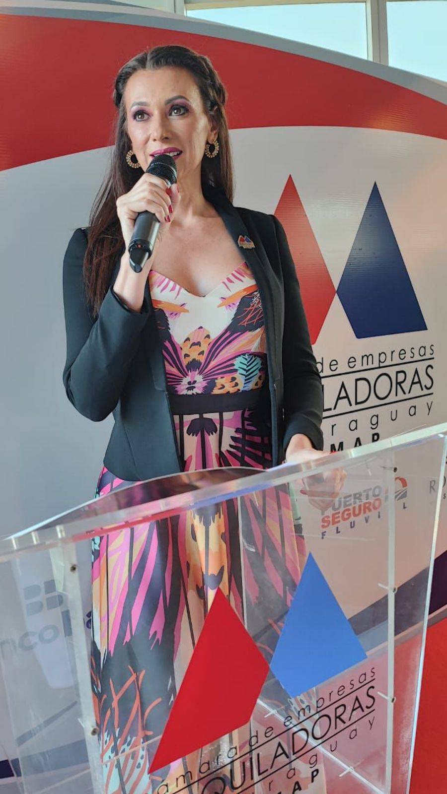Carina Daher, presidenta de la Cámara de Empresas Maquiladoras del Paraguay (Cemap).