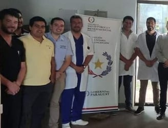 Algunos de los médicos especialistas que prestarán servicio en Concepción. Foto: Concepción al Día.
