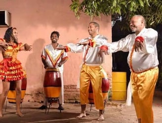 El kambapu está inspirado en las acentuaciones rítmicas del folklore afro paraguayo de Kambakua. Foto: Gentileza