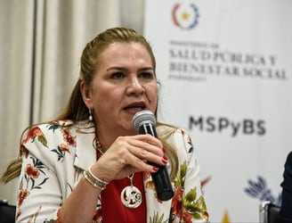 Dra. María Teresa Barán, ministra de Salud. Foto: MSPBS.