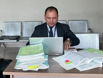 César Suárez, fiscal ecuatoriano. Foto: Gentileza
