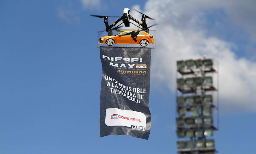 Efectivamente Comercio realimentación La Nación / Firma Publimóvil innova la publicidad con drones