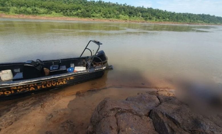 El cuerpo fue encontrado en aguas del río Paraná. Foto: Gentileza.