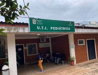 La niña permanece internada en el Hospital Regional de Encarnación. Foto: Rocío Gómez / Nación Media.