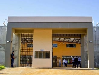 El nuevo Centro de Reinserción Social de Minga Guazú cuenta con capacidad para albergar a 1.237 personas. Foto: Gentileza