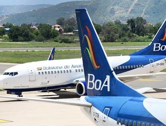 La Empresa Pública Nacional Estratégica Boliviana de Aviación (BoA) operará en nuestro país.