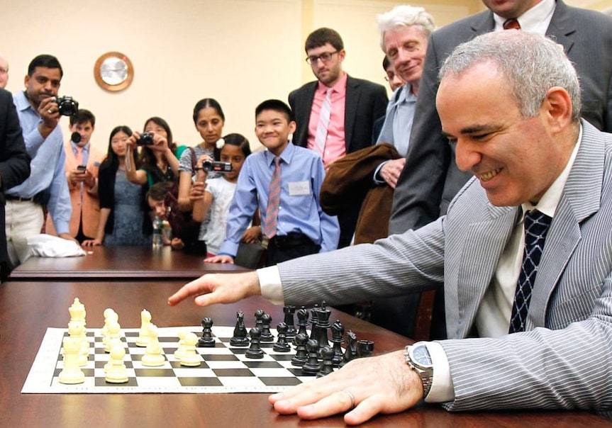 Kasparov com 15 anos, o Ogro de Baku 