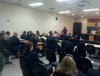 Ayer se llevó a cabo la audiencia preliminar en el caso A Ultranza PY. Foto: Gentileza.