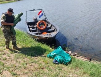 El cuerpo sin vida fue hallado flotando en aguas del río Paraná. Foto: Gentileza.