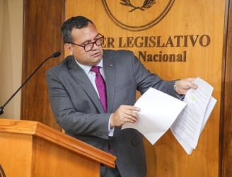 Derlis Maidana, senador. Foto: Gentileza