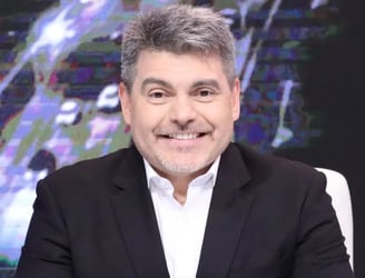 El periodista y presentador de Tv, Luis Bareiro.