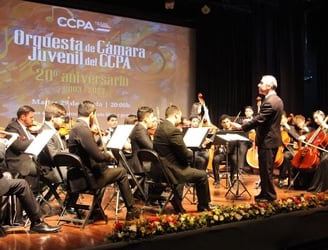 La orquesta de la Cámara Juvenil del CCPA abrirá su temporada este martes. Foto: Gentileza