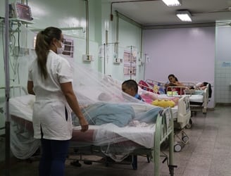 El Hospital de Clínicas registra un aumento de consultas por casos de dengue.