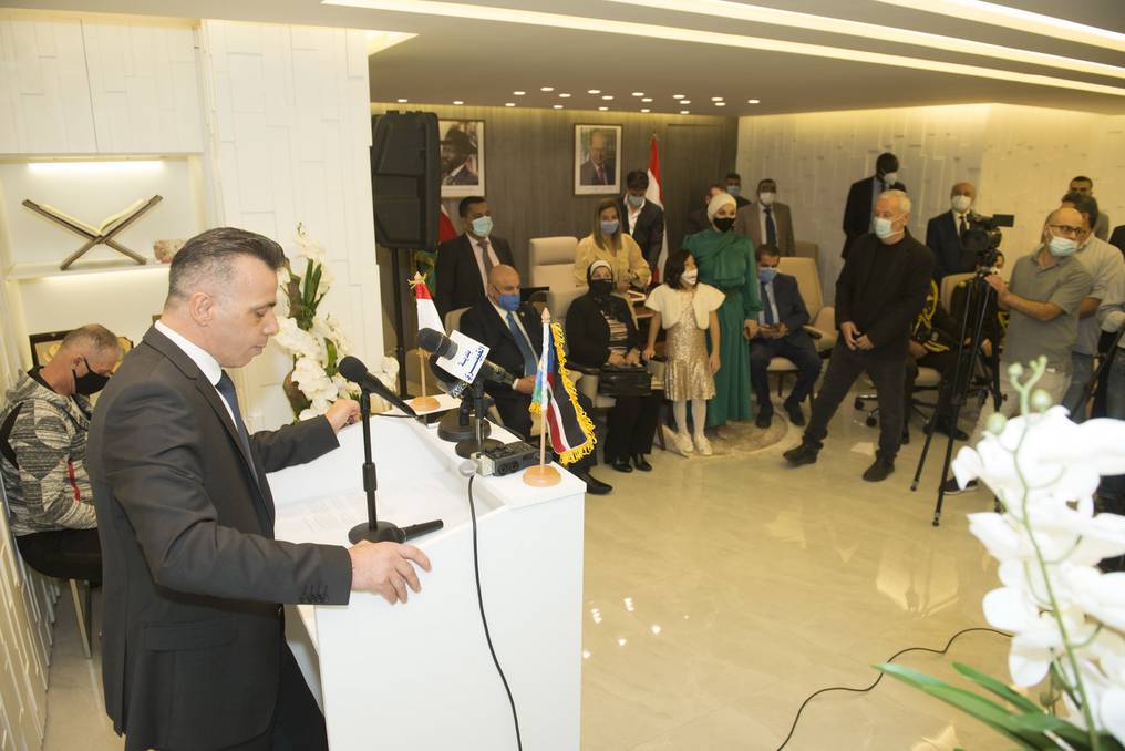 Ali Khalil Myree o Ali Khalil Mirhe, durante un evento diplomático. Foto: Consultado de Sudán del Sur. 