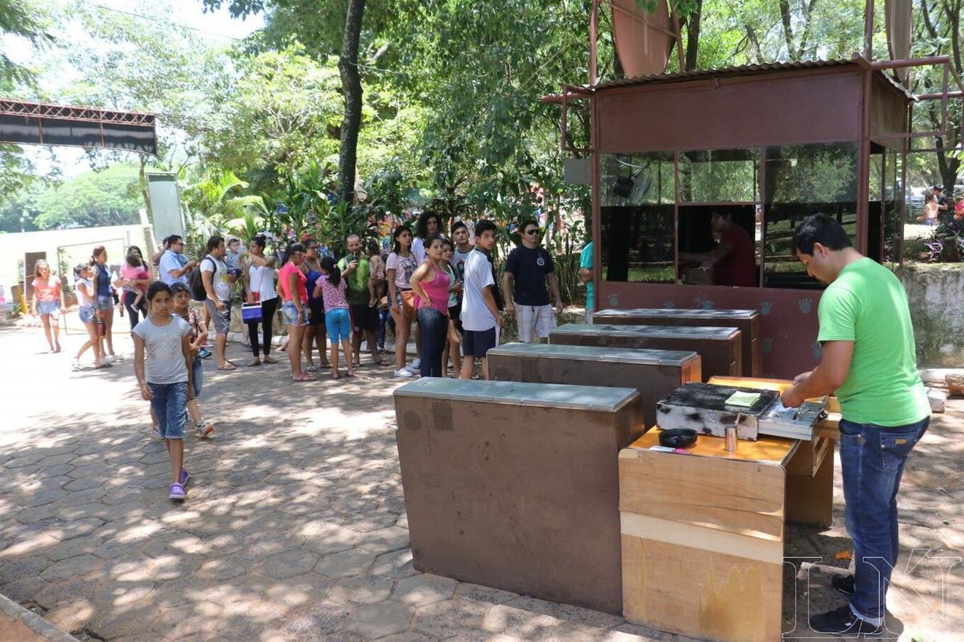 La entrada al Botánico es gratis para las personas. Foto: Pánfilo Leguizamón.