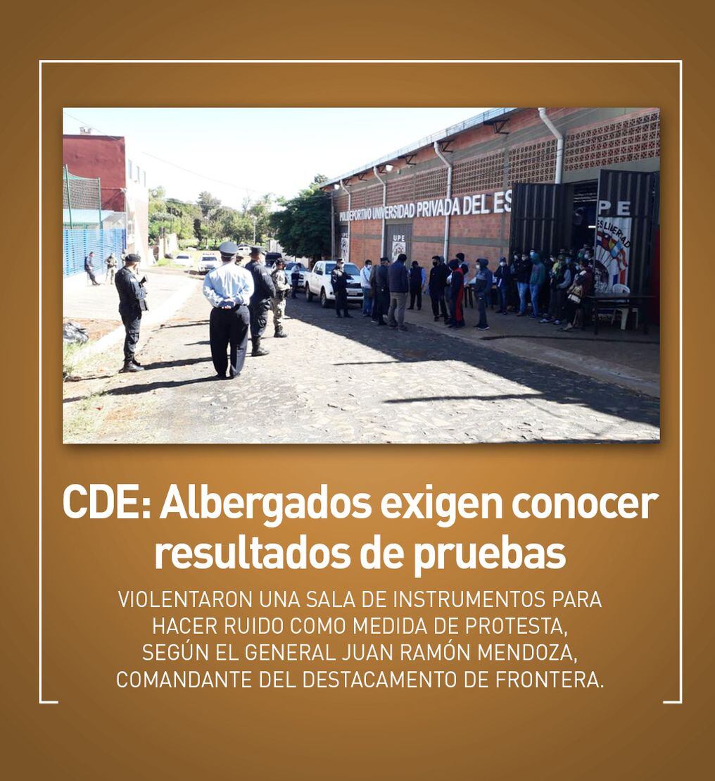 La Nacion Cde Albergados Exigen Conocer Resultados De Pruebas