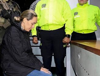 Margareth Chacón Zúñiga, la que pudo haber dicho el nombre del autor moral de la muerte de Pecci, se llevó el silencio a su prisiòn .FOTO: AFP
