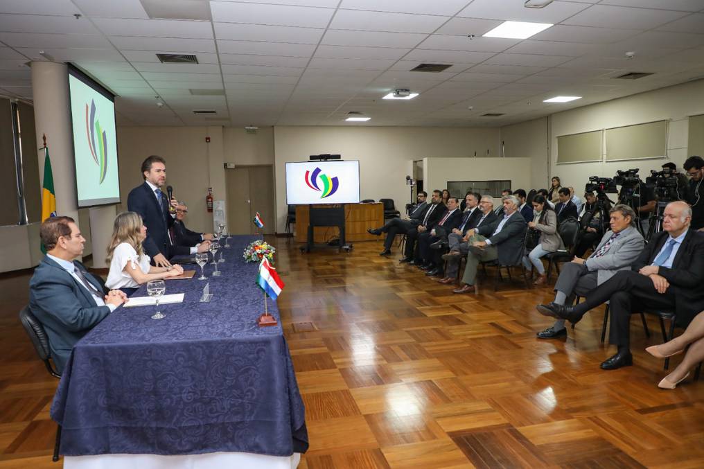 Durante el lanzamiento de la 13° Expo Paraguay-Brasil destacaron que este año retomarán el formato presencial. Foto: Gentileza.