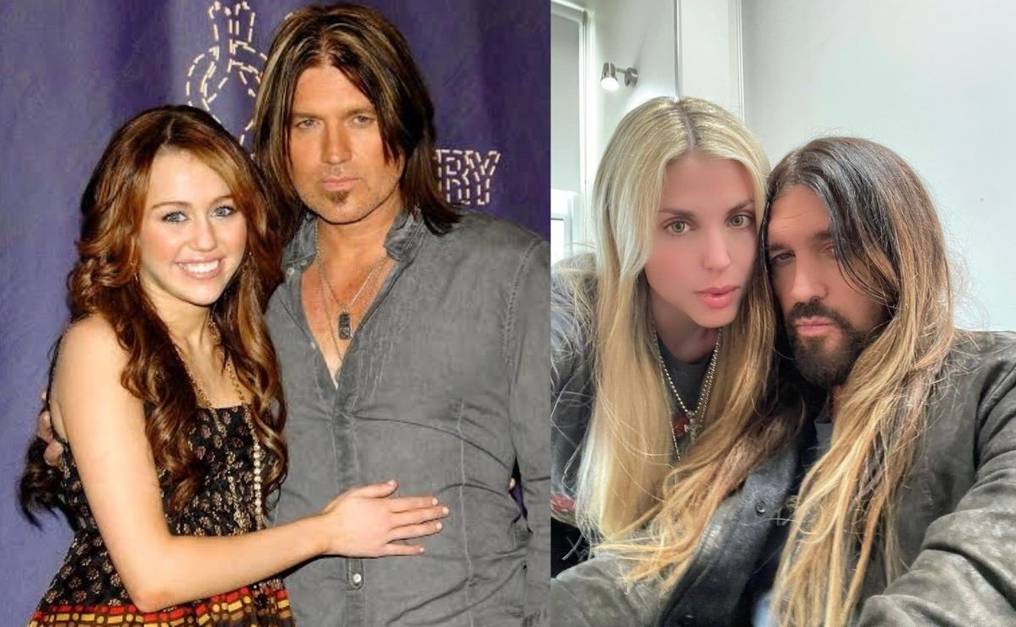 La Nación / Critican al papá de Miley Cyrus por comprometerse con una mujer  más joven que su hija