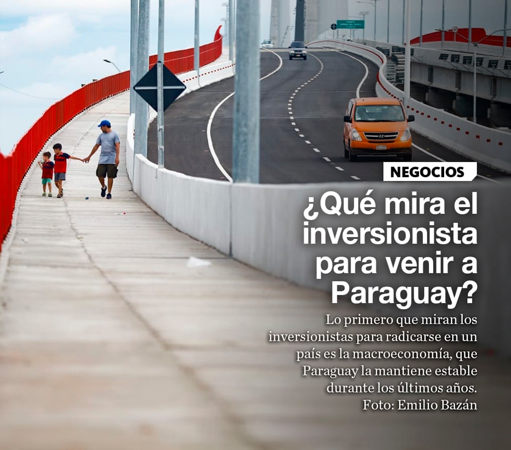 ¿Qué mira el inversionista para venir a Paraguay?
