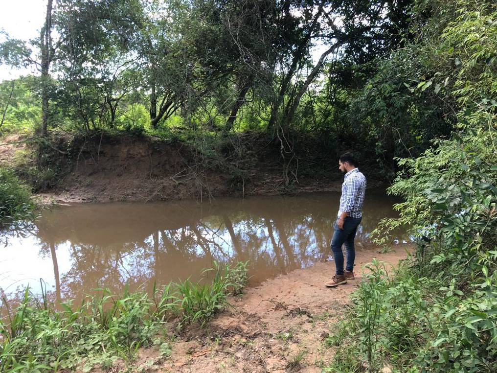 El arroyo Leiva es un cauce muy importante para el departamento de Caaguazú. Foto: Gentileza.  