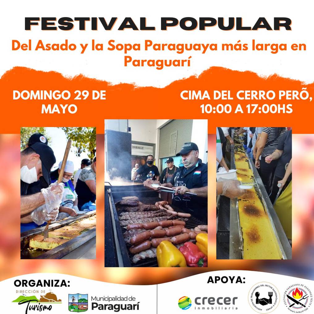 El evento cuenta con el apoyo de la Asociación de Gastronómicos del Paraguay y la Asociación de Asaderos Teete del Paraguay. Foto: Gentileza. 