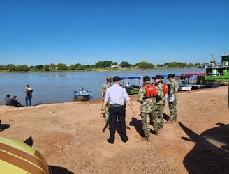 El hallazgo del cuerpo sin vida se produjo el pasado viernes en el río Paraguay. Foto: Concepción al Día.