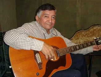 Casto Darío Martínez, exintegrante del trío Los Tres Sudamericanos.FOTO: GENTILEZA