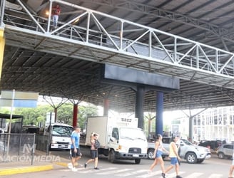 Los controles policiales fueron levantados en el Puente de la Amistad. Foto: Gustavo Galeano.