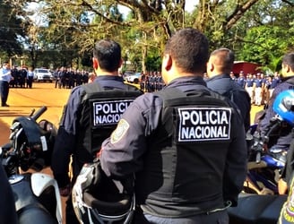 La Policía Nacional en Alto Paraná se encuentra en “alerta máxima”. Foto: ilustrativa.