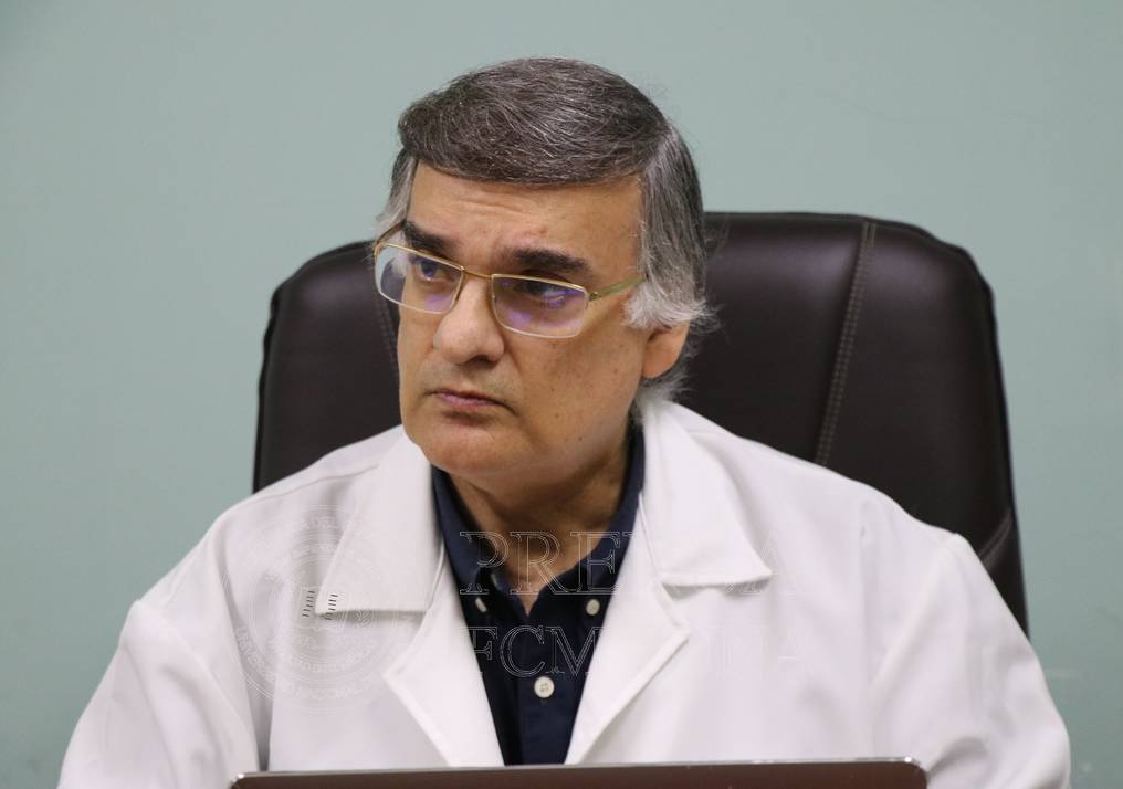 Dr. Ricardo Iramain, jefe del Dpto. de Emergencias Pediátricas del Hospital de Clínicas de la FCMUNA,